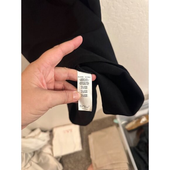 Y Fifteen Twenty Strap Neck Black Cutout Shift Cocktail Mini Dress - Picture 7 of 9